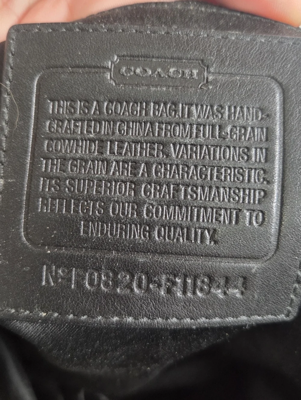 Y2K Coach Soho Black Pebbled Leather Satchel Shoulder Bag F11844
